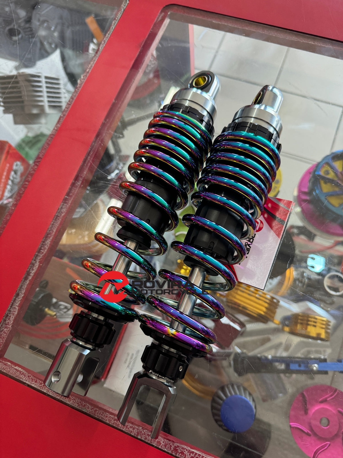 Ajustable 11.5” Universal Shock set (Rainbow or Multicolor)