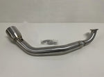 SCOOTER GY6 150cc -CHUMA TANK 200 EFI RACING HEADER With O2 Sensor Port Silver