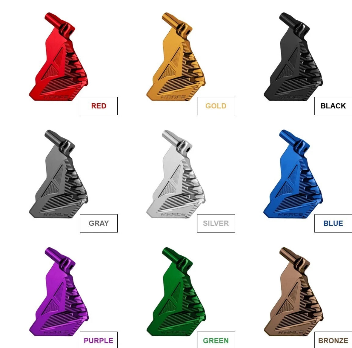 KRACE CNC 10cm longer spinning pedal for Yamaha Zuma 125 2022-2025 (Choose Color)