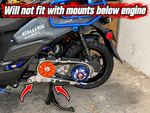 Scooter Tank 200 EFI Chuma aftermarket Rims 3.0x13 (Punto arriba solo)