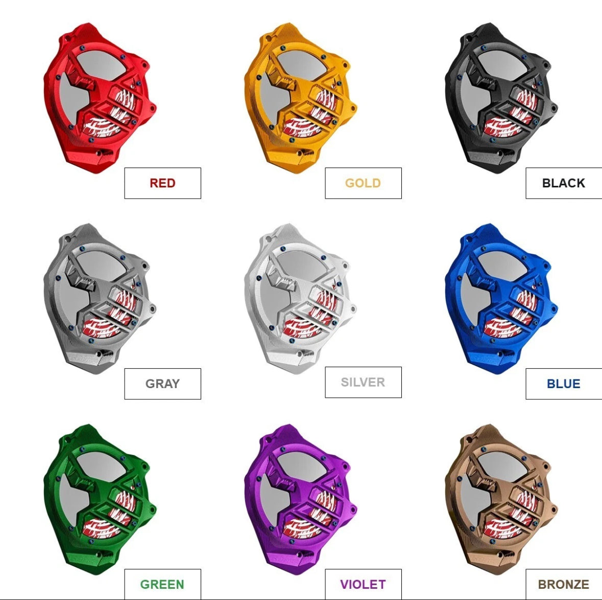 Krace Transmission Trim Front Cover for Yamaha Zuma 125 2022-2025 (Choose Color)