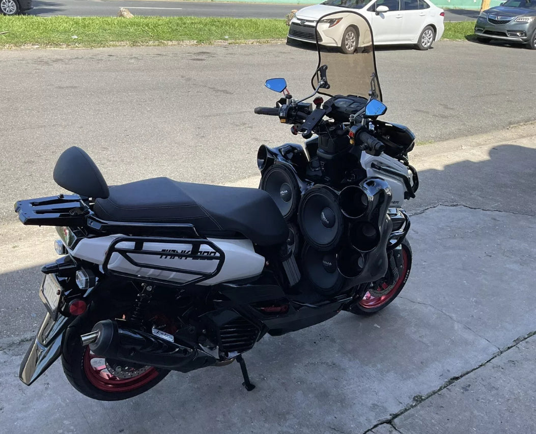 SCOOTER CHUMA TANK 200 EFI SMOKED WINDSHIELD KIT