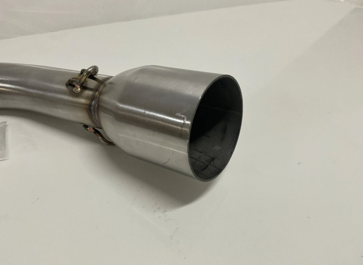 SCOOTER GY6 150cc -CHUMA TANK 200 EFI RACING HEADER With O2 Sensor Port Silver