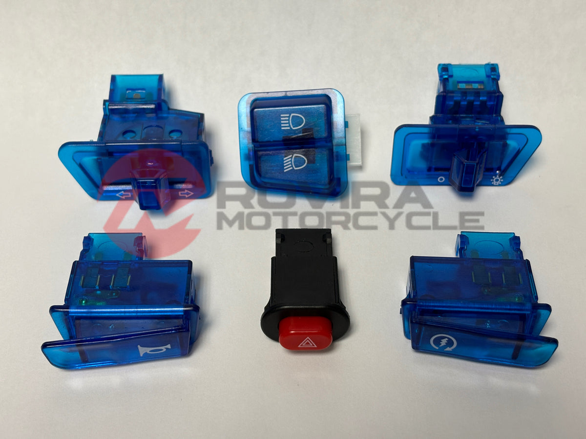 Scooter GY6 150cc VENTO style Colored Switches (CHOOSE 1 COLOR)