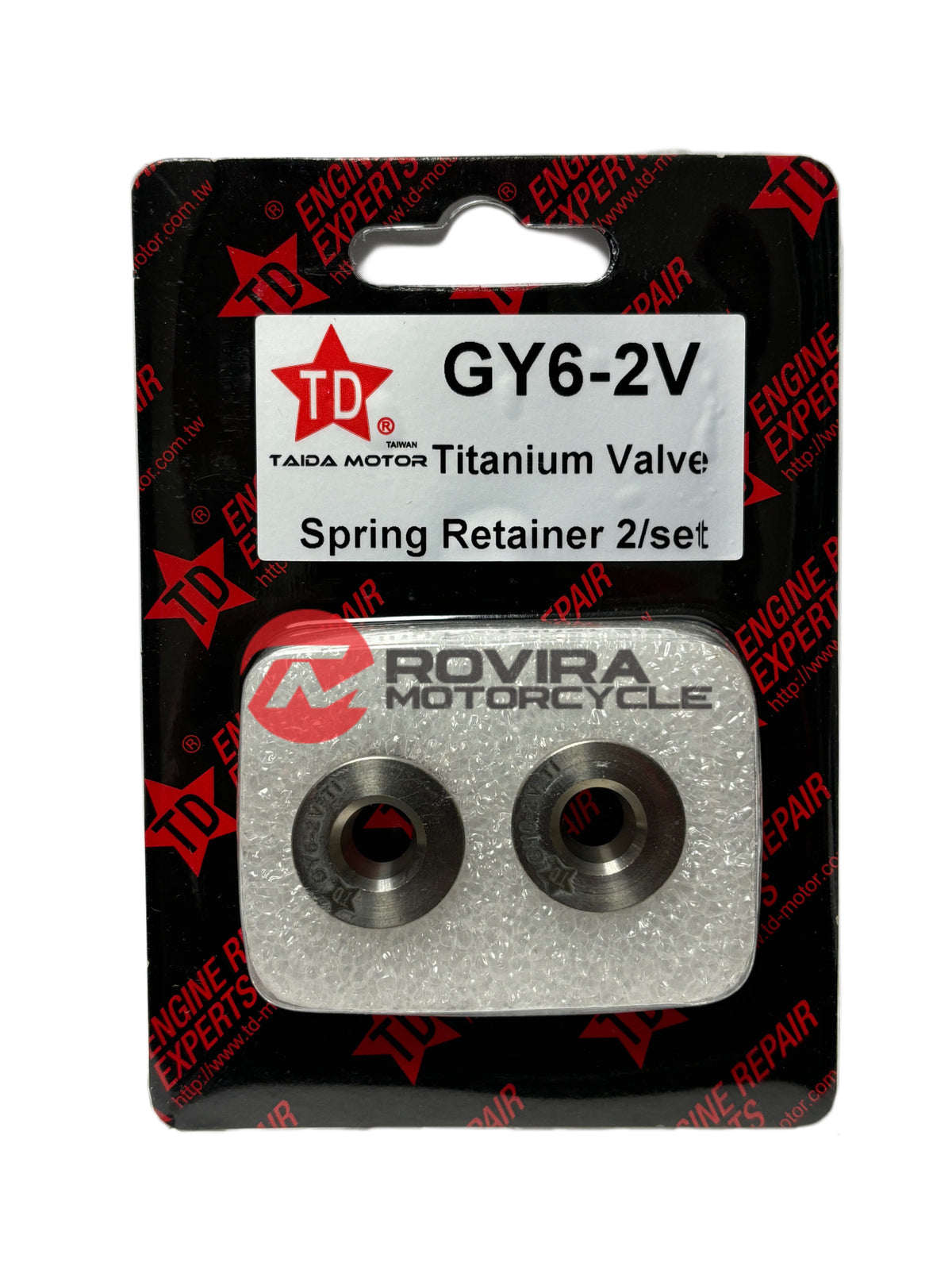 Taida GY6 2 valve Titanium retainer