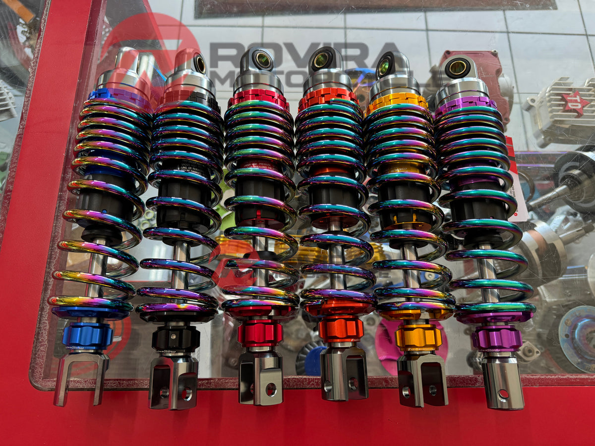 Ajustable 11.5” Universal Shock set (Rainbow or Multicolor)