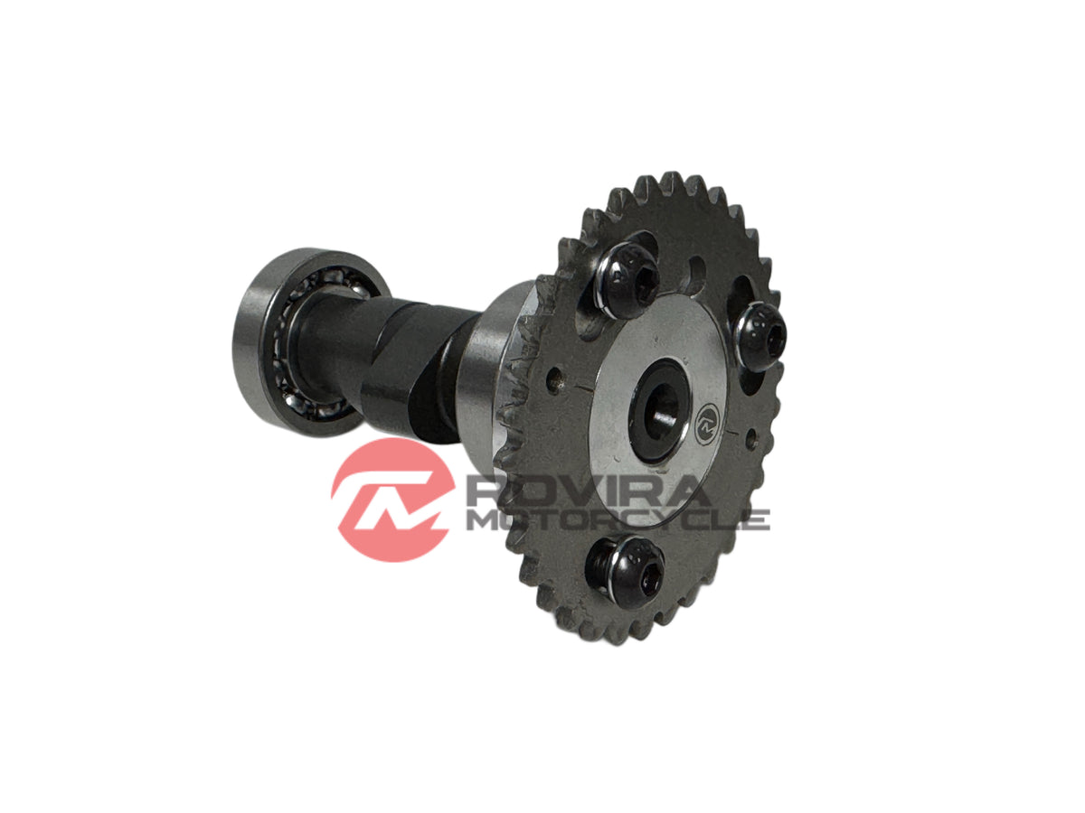 Rm GY6 2v Performance camshaft with degree sprocket