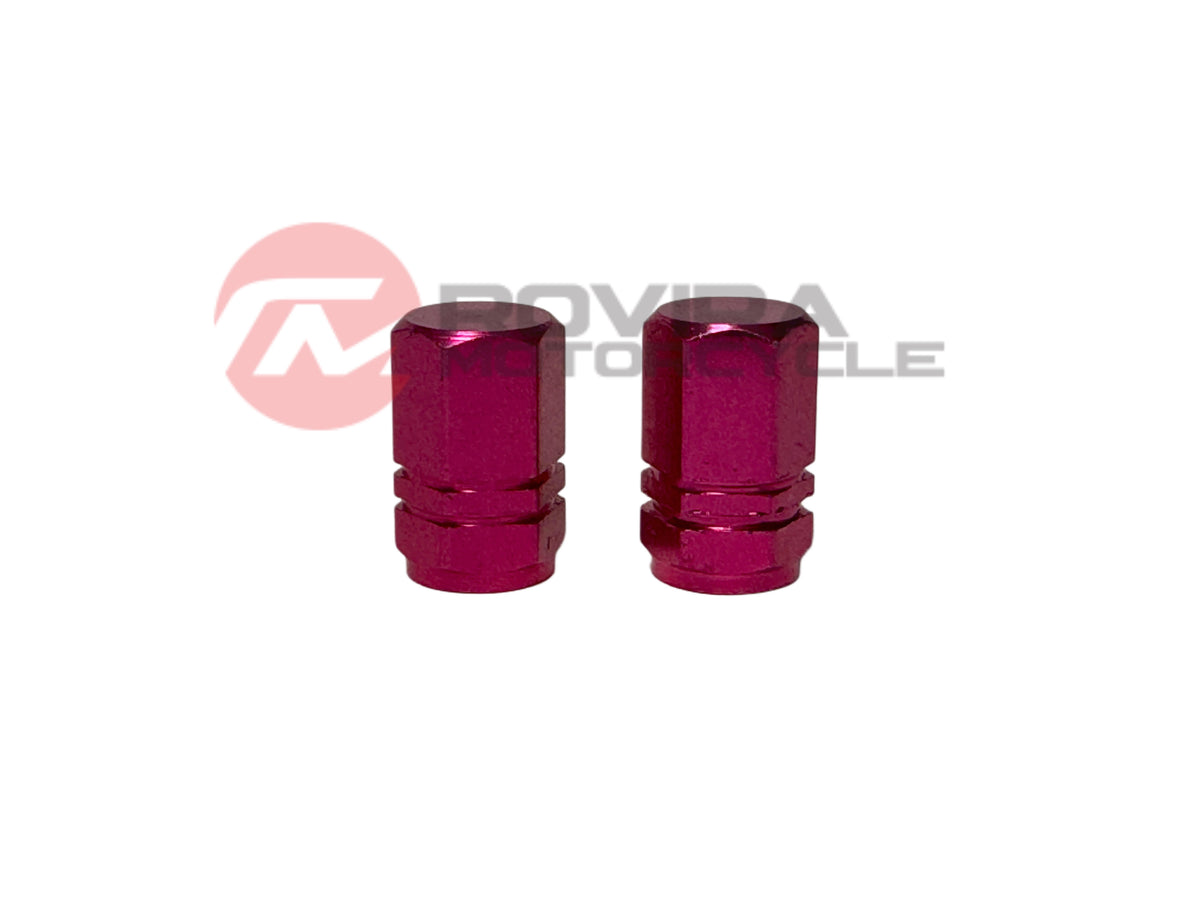2 Pack Aluminum tire valve caps wheel rim cap