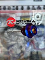 NCY GY6 150CC OIL LEVEL GAUGE TITANIUM BLUE