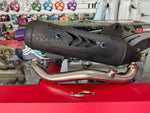 Scooter GY6 150cc 200cc EFI Tank 200 CSRK KAO High Performance Round Exhaust Systems