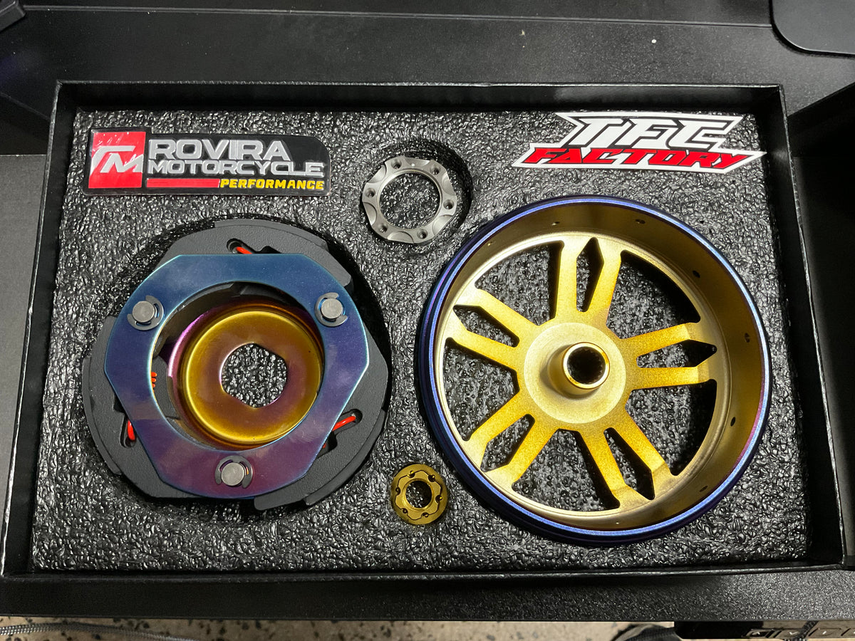 TFC Titanium color Clutch and Clutch Bell Combo