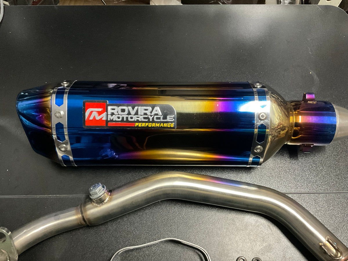GY6 GY7 Tornasol Exhaust System