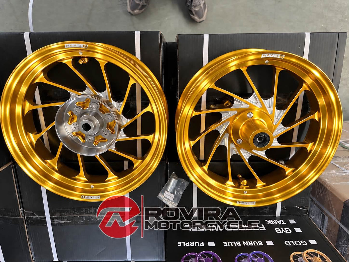 Code 6 Billet Rims (GOLD)