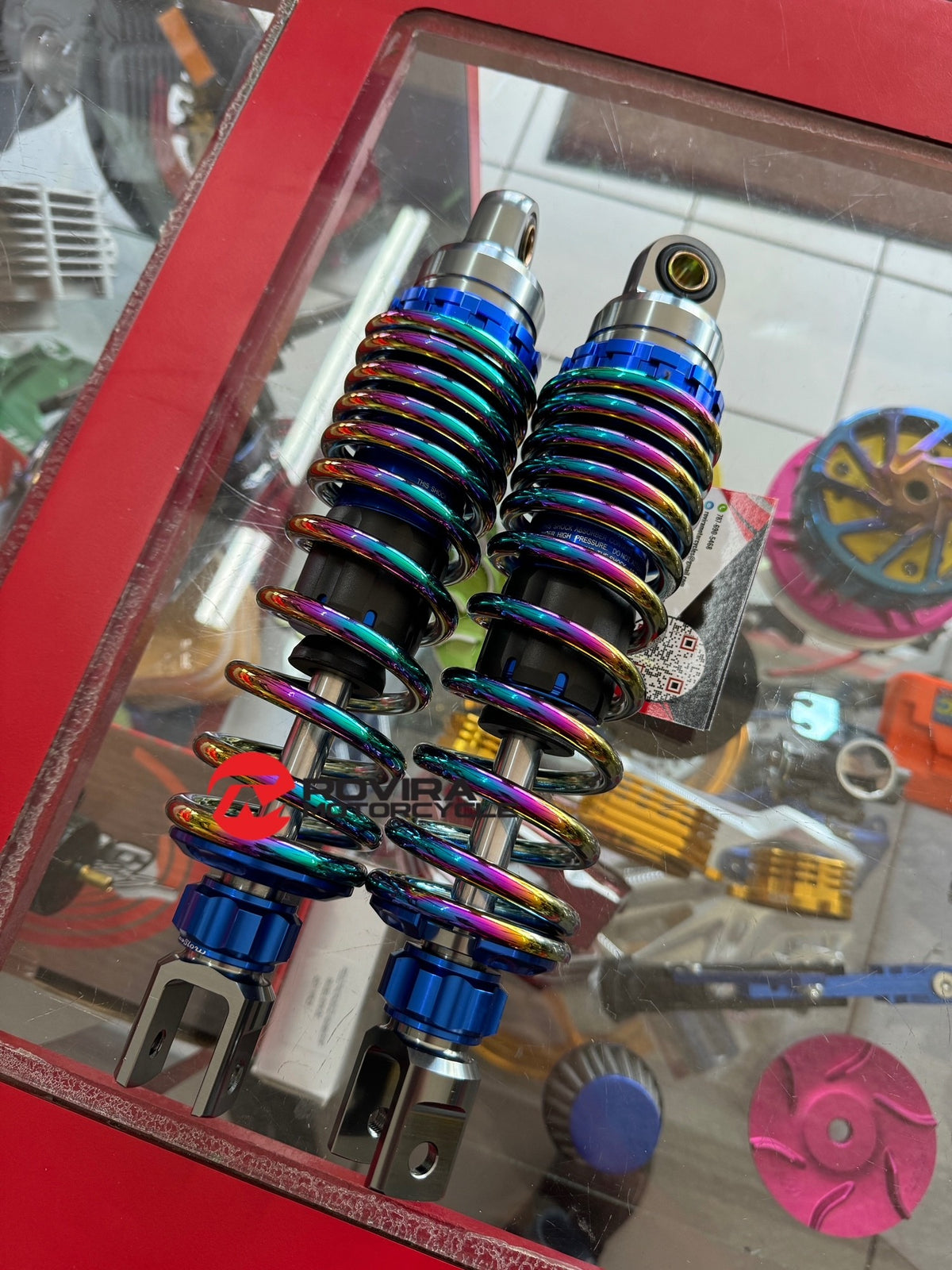 Ajustable 11.5” Universal Shock set (Rainbow or Multicolor)