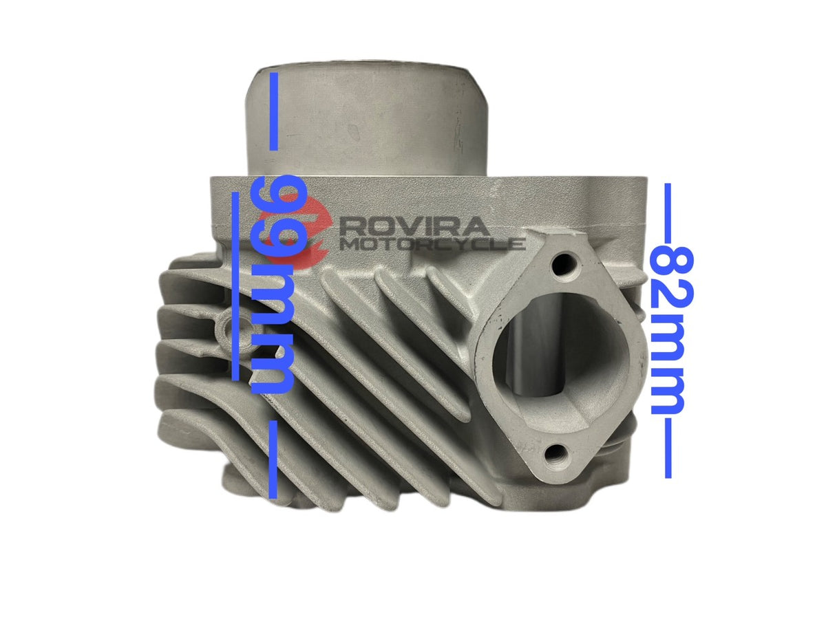 RM 67mm nikasil cylinder 2v or 4v 57mm spacing (choose one) for +10.5 to +14 crankshaft