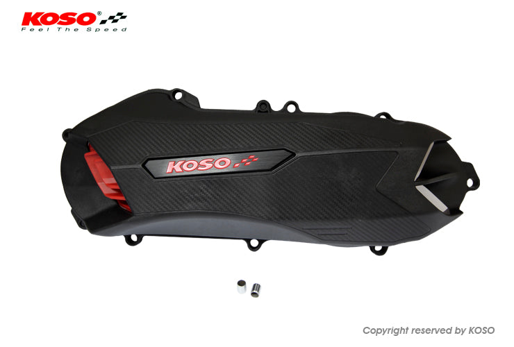 KOSO TRANSMISSION COVER WITH CNC PLATE 5ML engine ZUMA 125 2016-2021