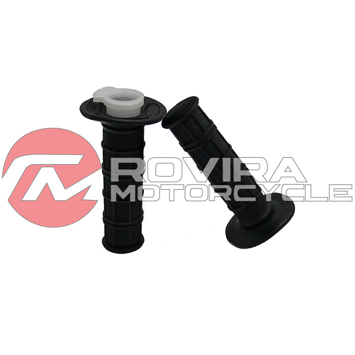 Throttle Grip Set - (Black) (MX)