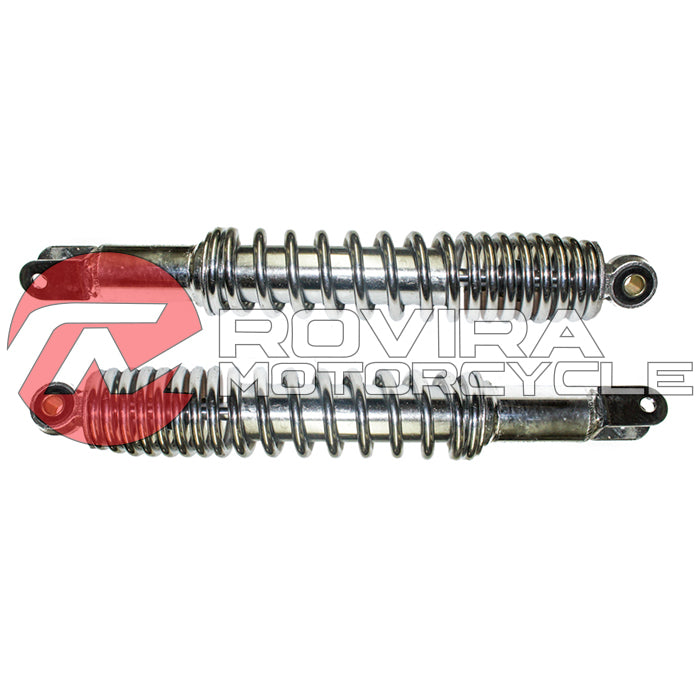 Rear Shock Absorber Set (Chrome)