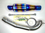Scooter BWS 125 KAO Stainless Steel Free Flow Exhaust System For TTMRC 4 Valve