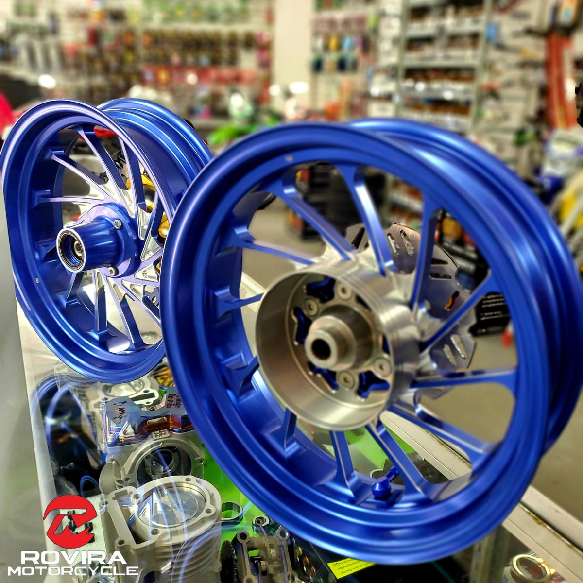 GY6 Aluminum 13'' Forged Wheel Set for Vento, Matrix, Wussi (Disc NOT included)