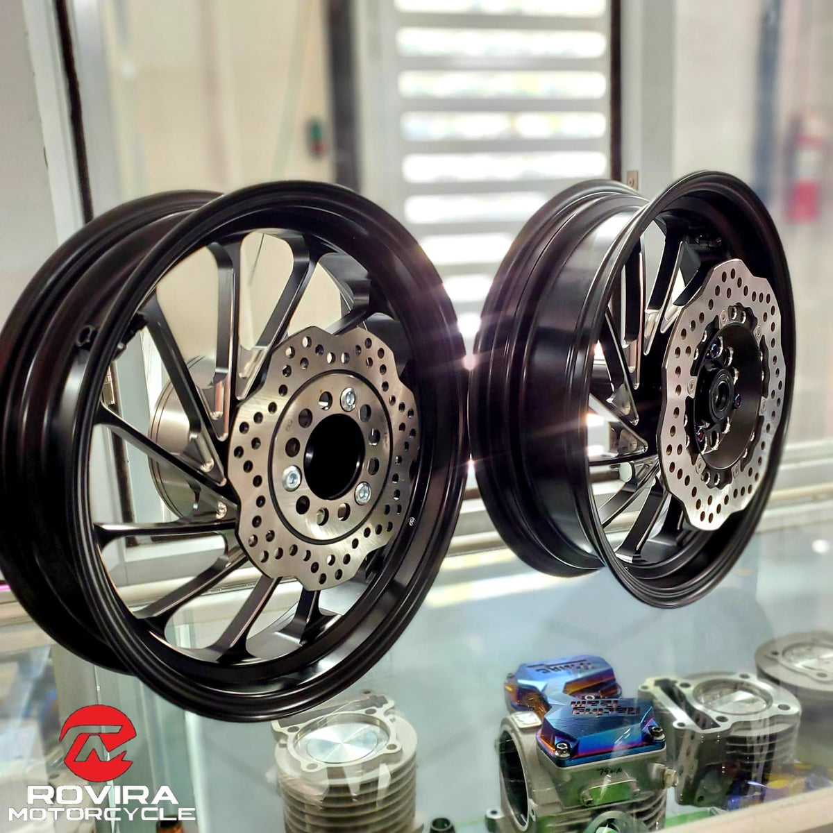 GY6 Aluminum 13'' Forged Wheel Set for Vento, Matrix, Wussi (Disc NOT included)