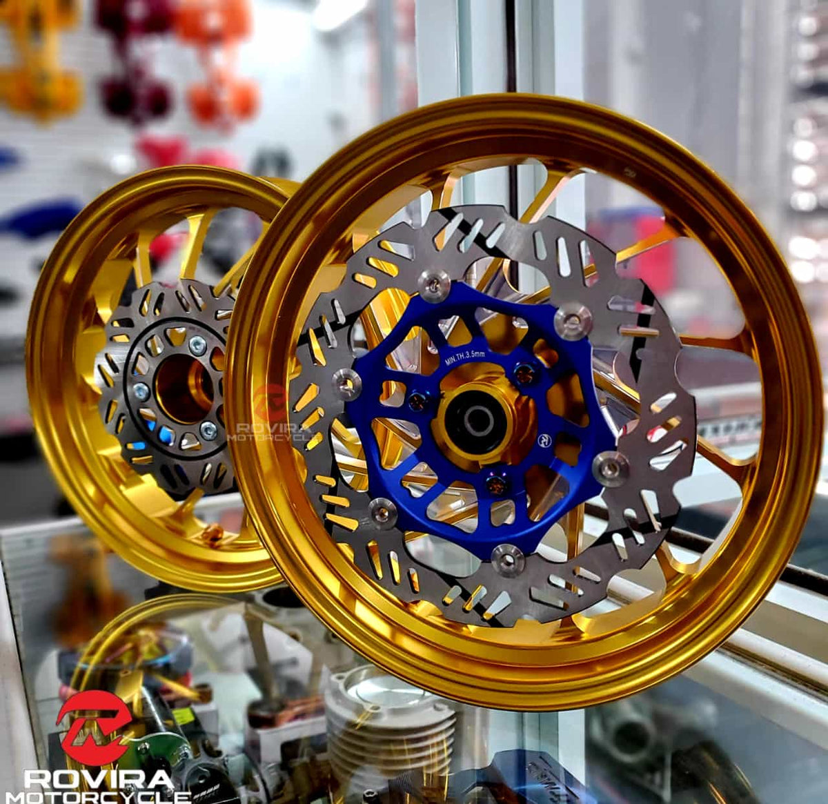 GY6 Aluminum 13'' Forged Wheel Set for Vento, Matrix, Wussi (Disc NOT included)