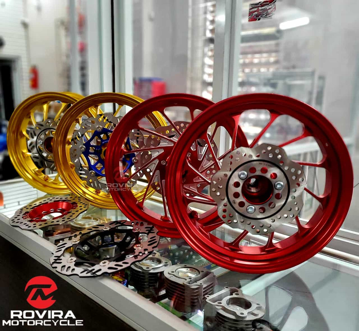 GY6 Aluminum 13'' Forged Wheel Set for Vento, Matrix, Wussi (Disc NOT included)