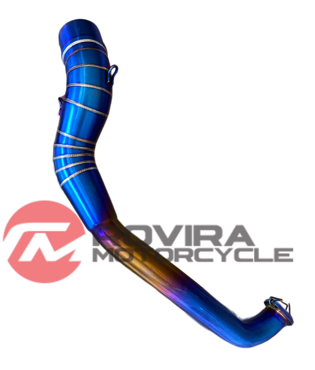 Titanium finished gy6 150 Exhaust Pipe for 2 or 4 valve