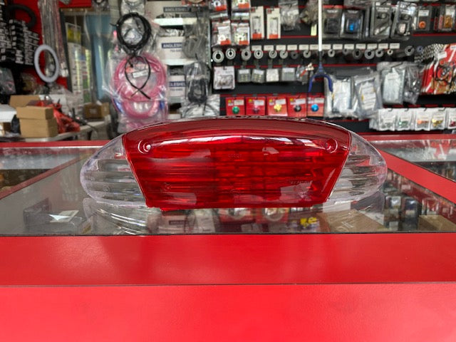 Rear Complete Tail Light Lens (Red/Clear)