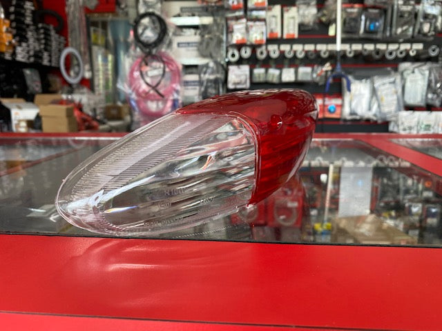 Rear Complete Tail Light Lens (Red/Clear)