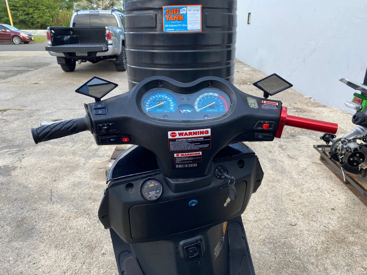 Vento small diamond motorcycle mirrors (Carbon Fiber)