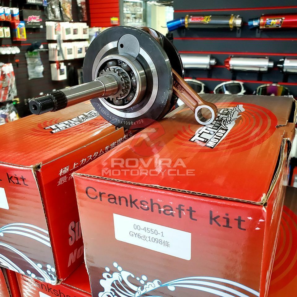 TTMRC GY6 150cc High Performance +16 mm Stroker Crankshaft with Forged Rod