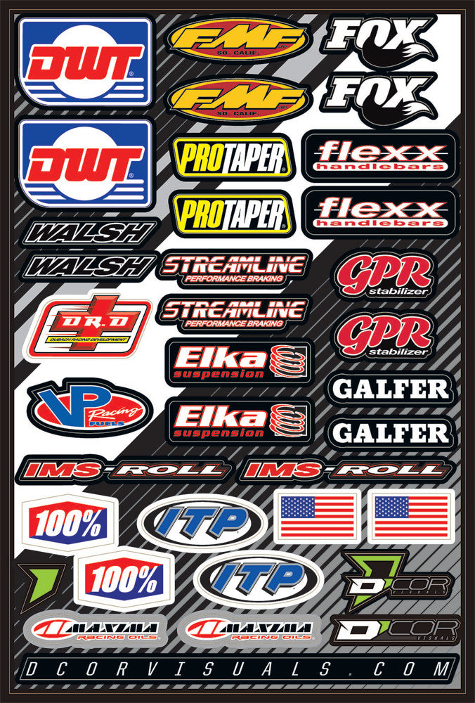 D-COR ATV DECAL SHEET– Rovira Motorcycle