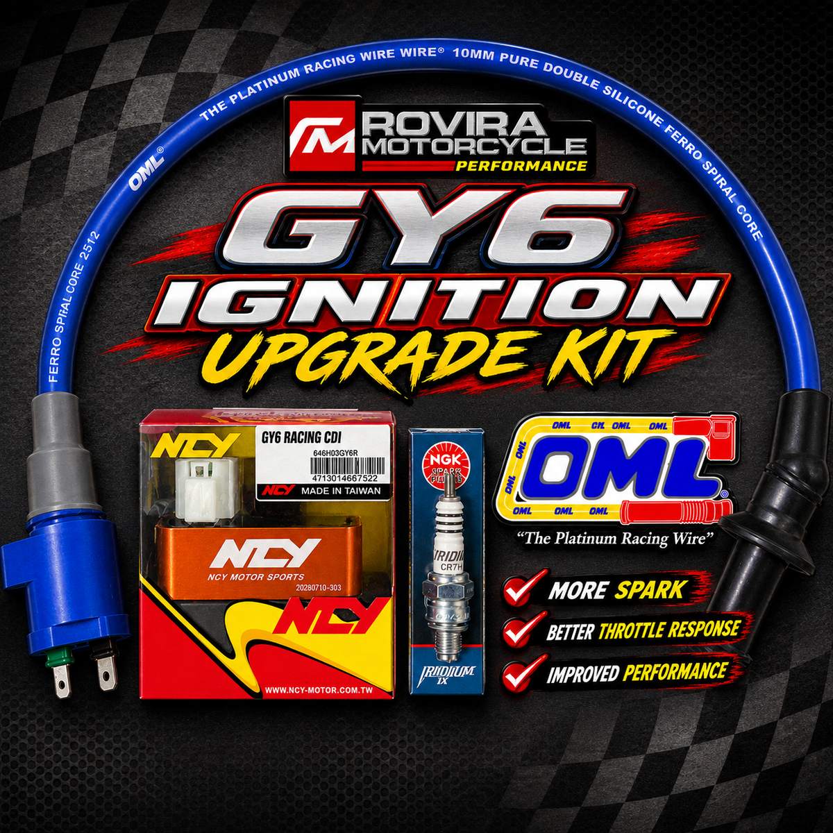 GY6 150cc Ignition upgrade Kit (AC POWERED)