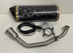 Scooter GY6 150cc High Performance Carbon Free Flow Exhaust System