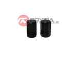 2 Pack Aluminum tire valve caps wheel rim cap