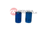 2 Pack Aluminum tire valve caps wheel rim cap