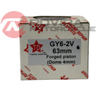TAIDA GY6 63MM FORGE 2 VALVE PISTON (DOME 4MM)