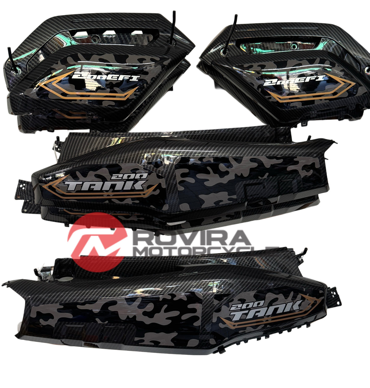 BODY KIT FOR TANK 200 PRO (CARBON FIBER LOOK)