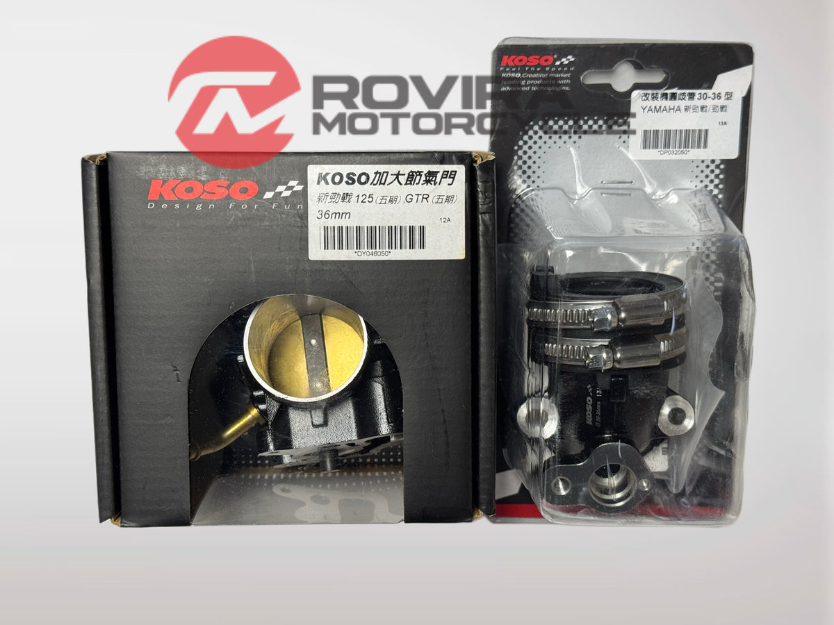 Koso Intake and Throttle for Yamaha Zuma 125 (2016-2021)