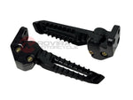 SCOOTER GY6 CHUMA TANK 200 FOOTREST FOOT PEGS BLACK COLOR