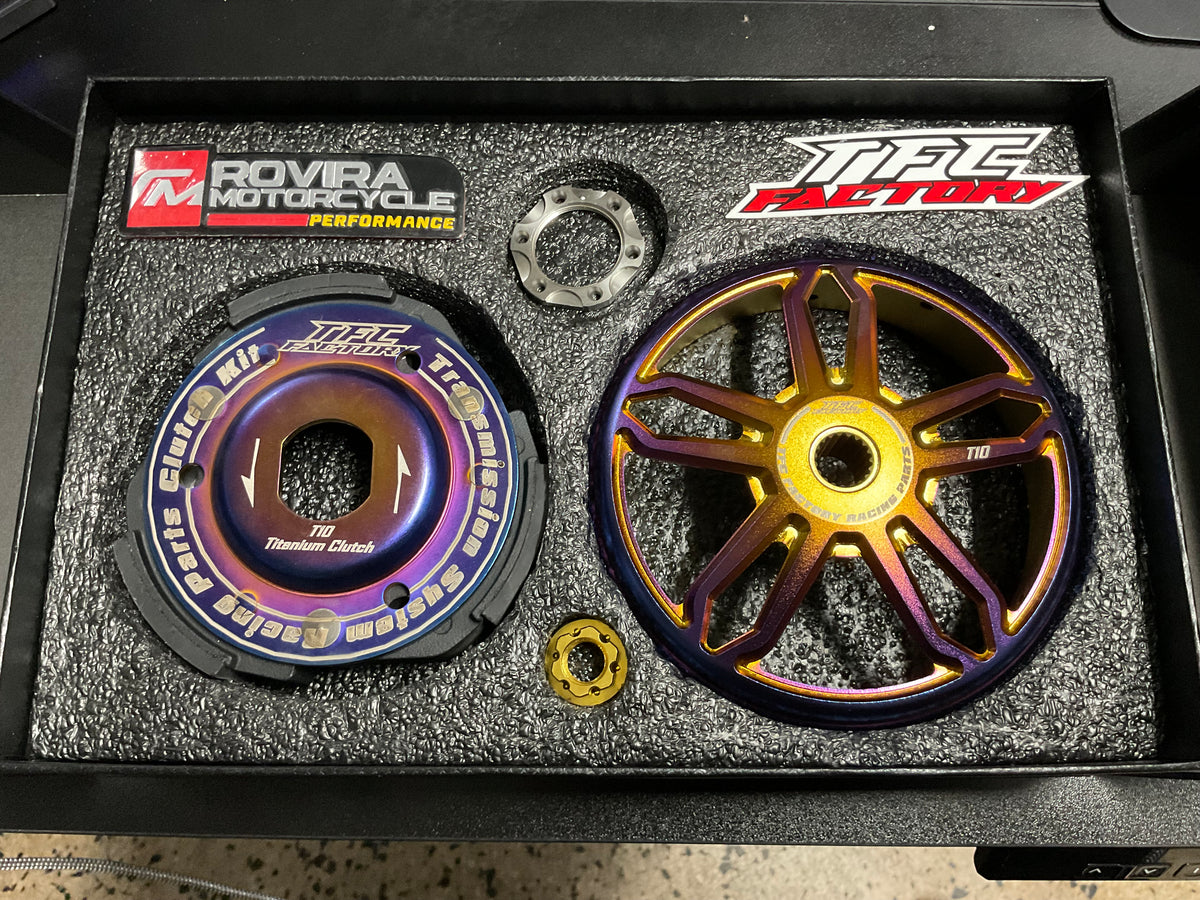 TFC Titanium color Clutch and Clutch Bell Combo