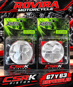 CSRK 4 Valve Forged High Compression Piston Kit