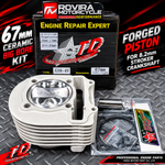 Taida 67mm Ceramic Cylinder Kit with Forged piston for 8.2mm Stroker Crankshaft
