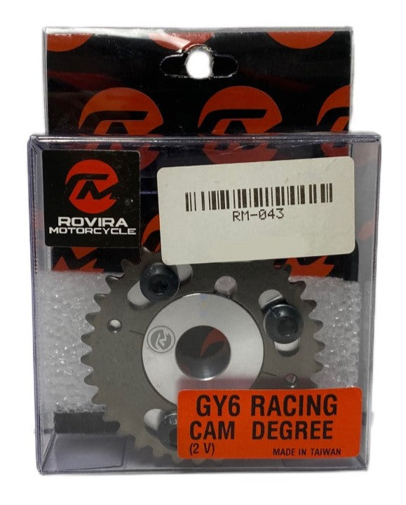 RM GY6 150cc High Performance Camshaft Cam Degree Sprocket FOR 2 VALVE CAMS