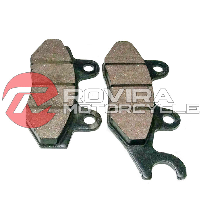 Rear Disc Brake Pads with Hook (7 mm)-set
