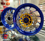 GY6 Aluminum 13'' Forged Wheel Set for Vento, Matrix, Wussi (Disc NOT included)