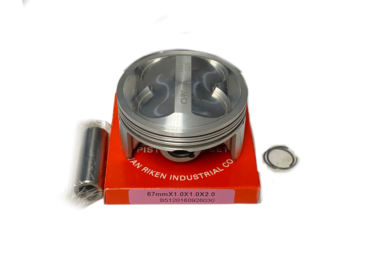 GMI 150cc Scooter Piston Set – 57.4mm, GY6 4-Stroke Engine, Part 3004