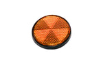 Round Amber Reflector